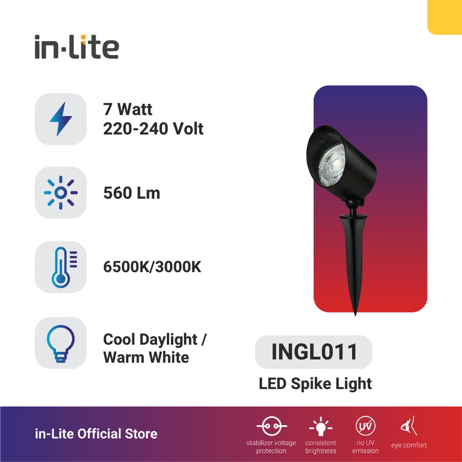 Inlite Lampu Tancap / Spike Light INGL011