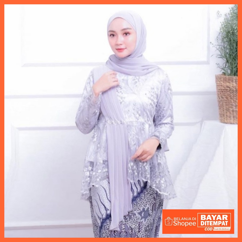 Kebaya Brukat Kebaya Kurung Brukat Kebaya Tunik Brukat Kebaya Modern Kebaya Wisuda Termurah Atasan Kebaya Murah-Dinda hauw