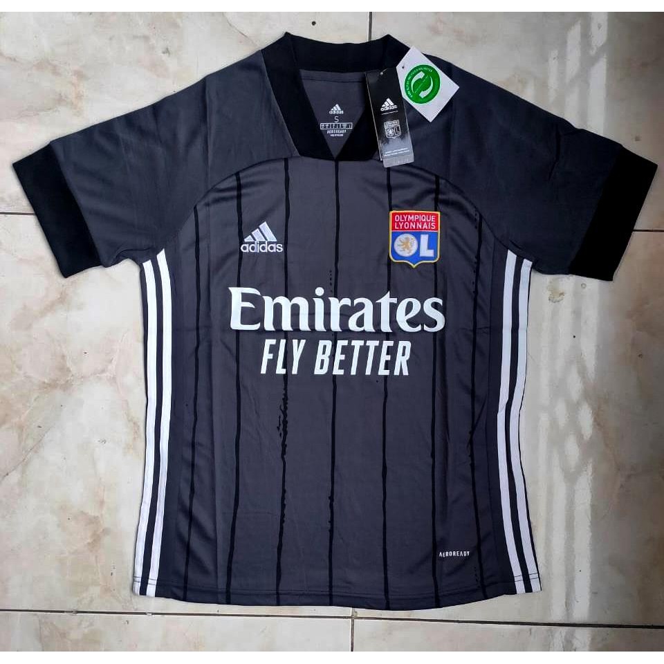HQ JERSEY BOLA OLYMPIQUE LYON AWAY 2020-2021 GO HIGH QUALITY IMPORT