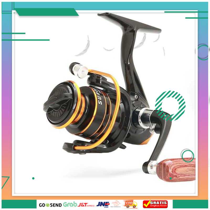 (BISA COD) FTIHSHPDIAO DE LAI Reel Pancing Fishing Reel Kumparan Pancing 4.8:1 - SU800