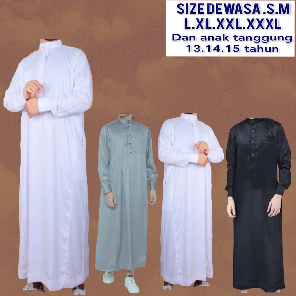 BISA COD JUBAH MANSET jubah pria gamis laki laki gamis pria JUBAH ARAB