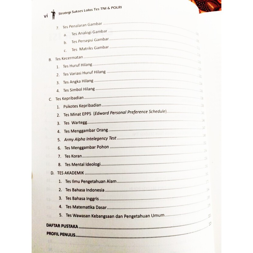 Buku Strategi Sukses Lolos Tes Tni Dan Polri Panduan Lengkap Untuk Semua Tahap Persiapan Tes Shopee Indonesia