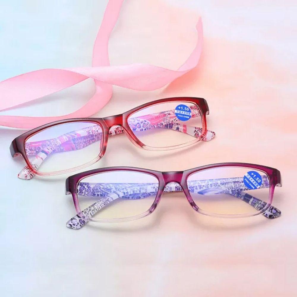 Mxbeauty Kacamata Presbyopia Wanita Luar Ruangan Motif Leopard Baca Pembesaran Anti Radiasi Hyperopia Eyewear