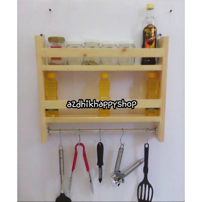 Rak Dapur - Rak Bumbu / Rak Dapur / Rak Kayu