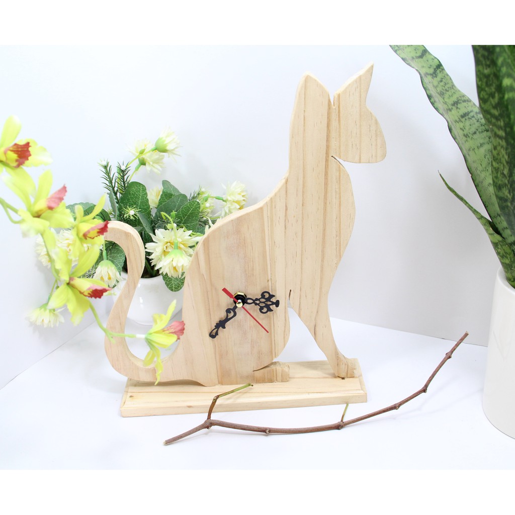 Jam Hias Bentuk Hewan / Jam Kayu / Jam Hias