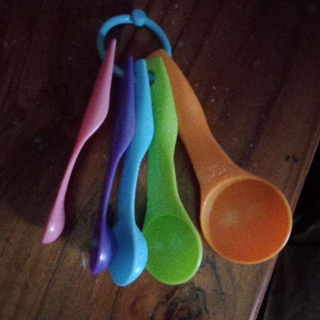 Sendok Takar Set 5 In 1 Warna Warni Ukur Bumbu Dapur Obat Measuring Spoon