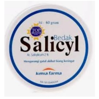 Bedak SALICYL KF 60gr (bedak anti gatal &amp; biang keringat) Bedak Salicyl KF Salicyl Kimia Farma 2% salicyl talk