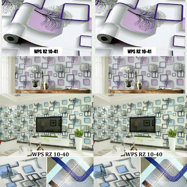 Wallpaper Sticker Dinding Wallpaper Sticker Wallpaper Dinding Wallsticker Wall Sticker Kotak 3D