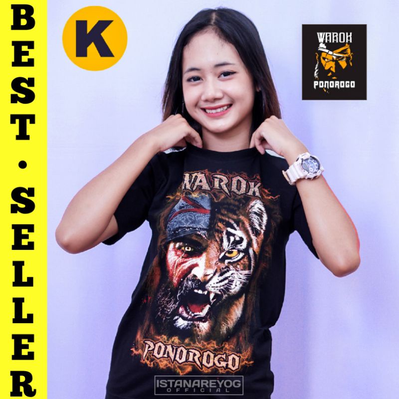 KAOS WAROK MACAN SUMATERA / KAOS REOG / KAOS GANONG / KAOS REYOG PONOROGO / KAOS BUDAYA