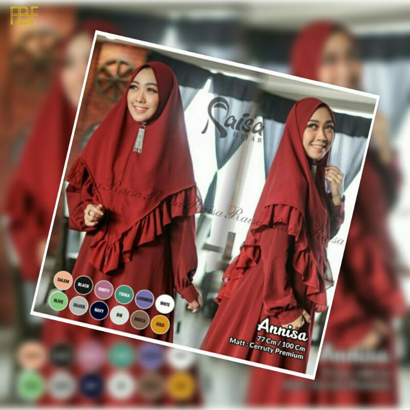 SALE Khimar Annisa ORIGINAL Raisa Hijab