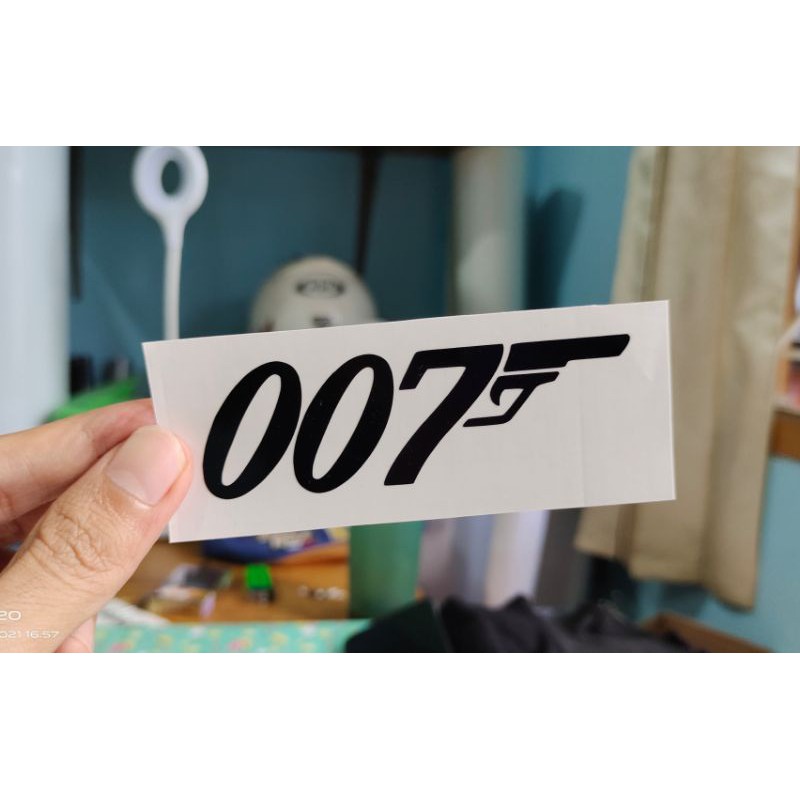 

stiker 007 custom cutting stiker murah
