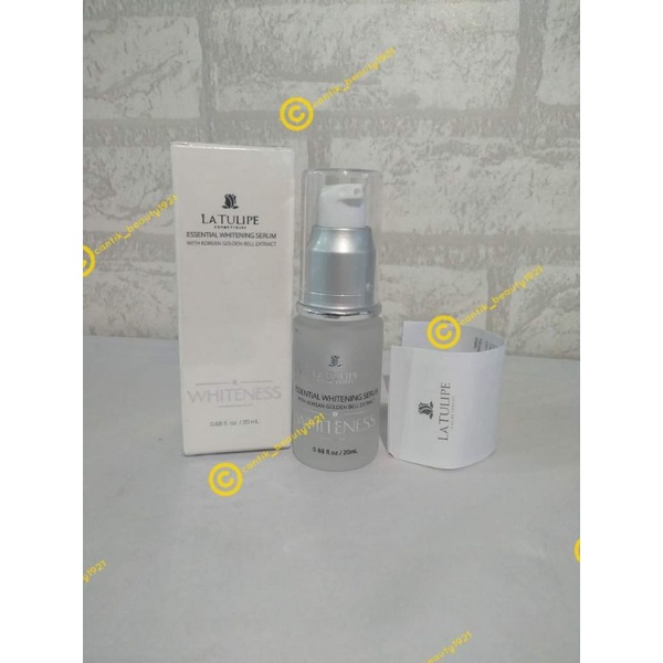 Jual LA TULIPE ESSENTIAL WHITENING SERUM(SERUM WAJAH) | Shopee Indonesia