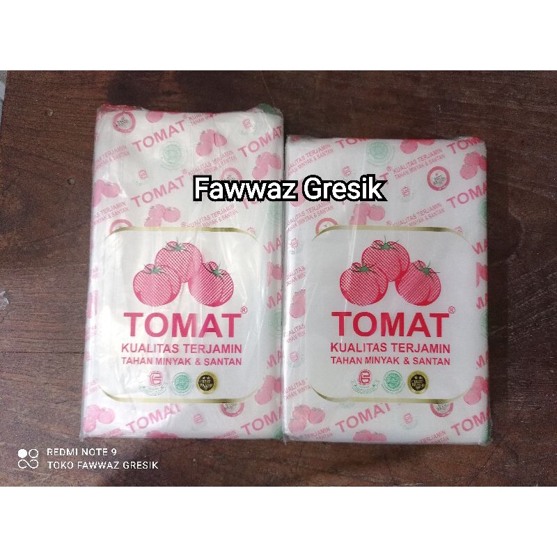 Kantong Plastik PE Tomat 12x25 (1/2kg) 15x30 (1kg) 18x35 (2kg) 20x35 (3kg) 25x45 (4kg) 30x45 (5Kg) Cm Beras Es Gula