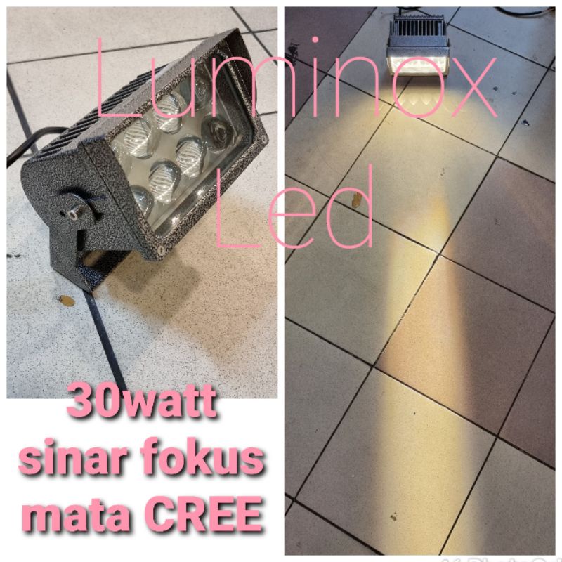 spotlight gedung menara led 30w 30watt / sorot tembak tugu pohon tiang led 30 watt 30 w 220volt