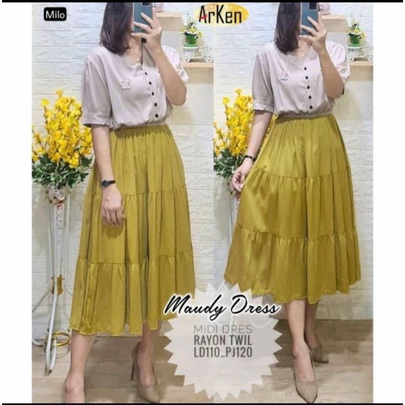 MAUDY DRESS - DASTER RAYON BUSUI