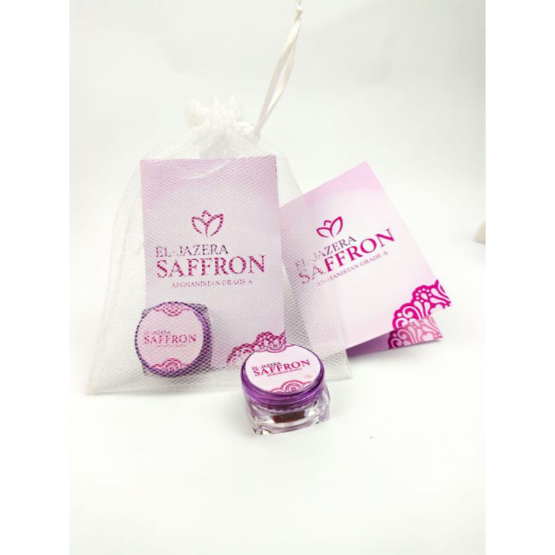  El Jazera Saffron Saffron Asli Safron Super Negin Afganistan Grade 1