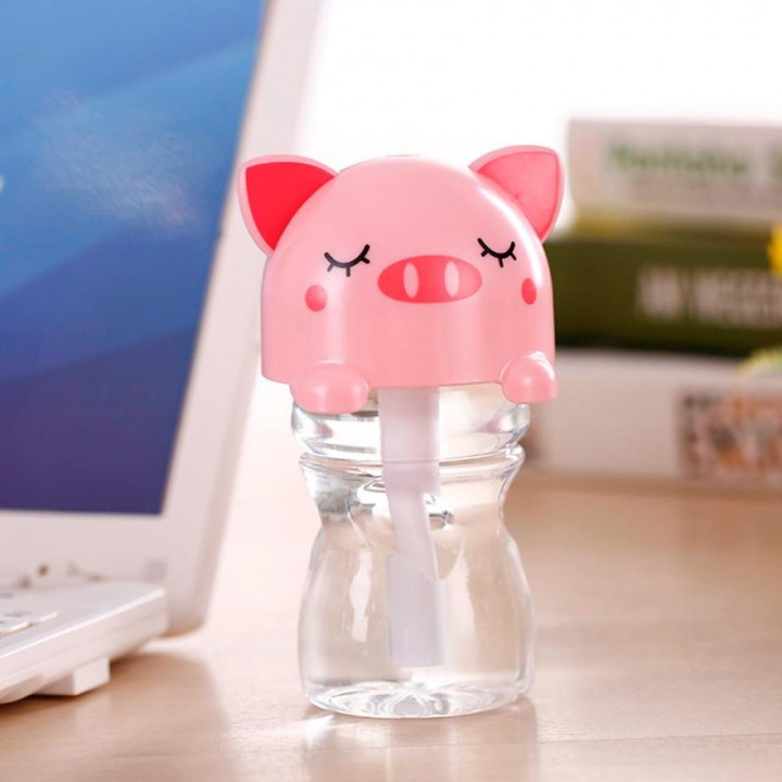 USB Mini Portable LED Cartoon Bottle Caps Humudifier 280ml