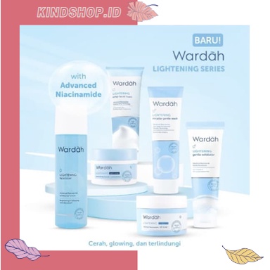 KINDSTORE❤ | PER PCS | NEW WARDAH LIGHTENING GEL SERIES | PAKET PERAWATAN WAJAH WARDAH