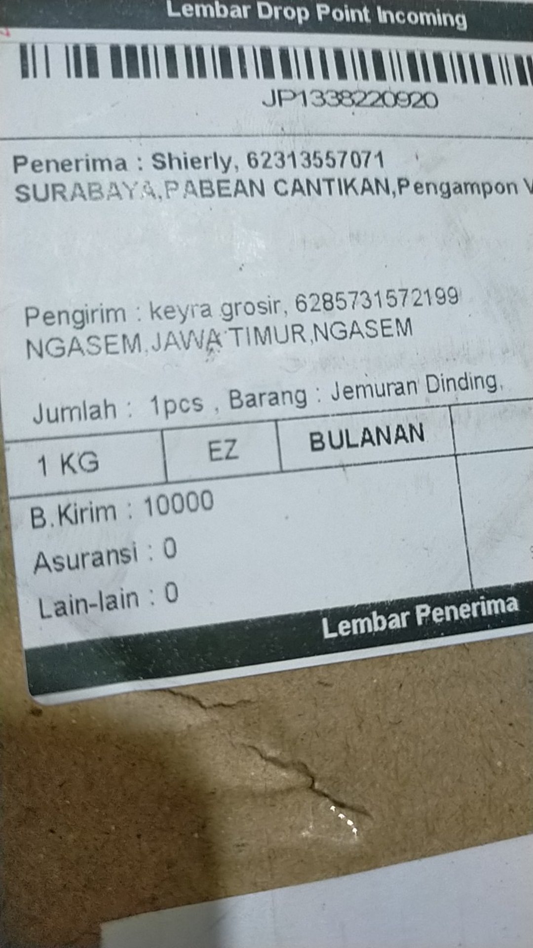 Jemuran Dinding