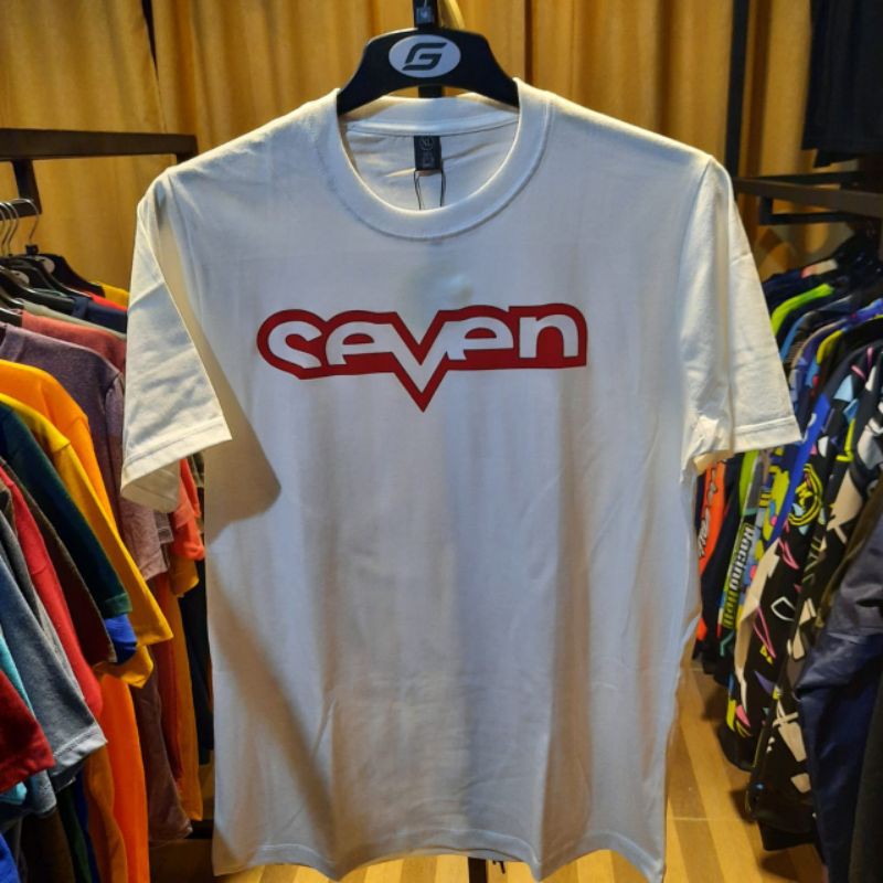 kaos seven putih distro
