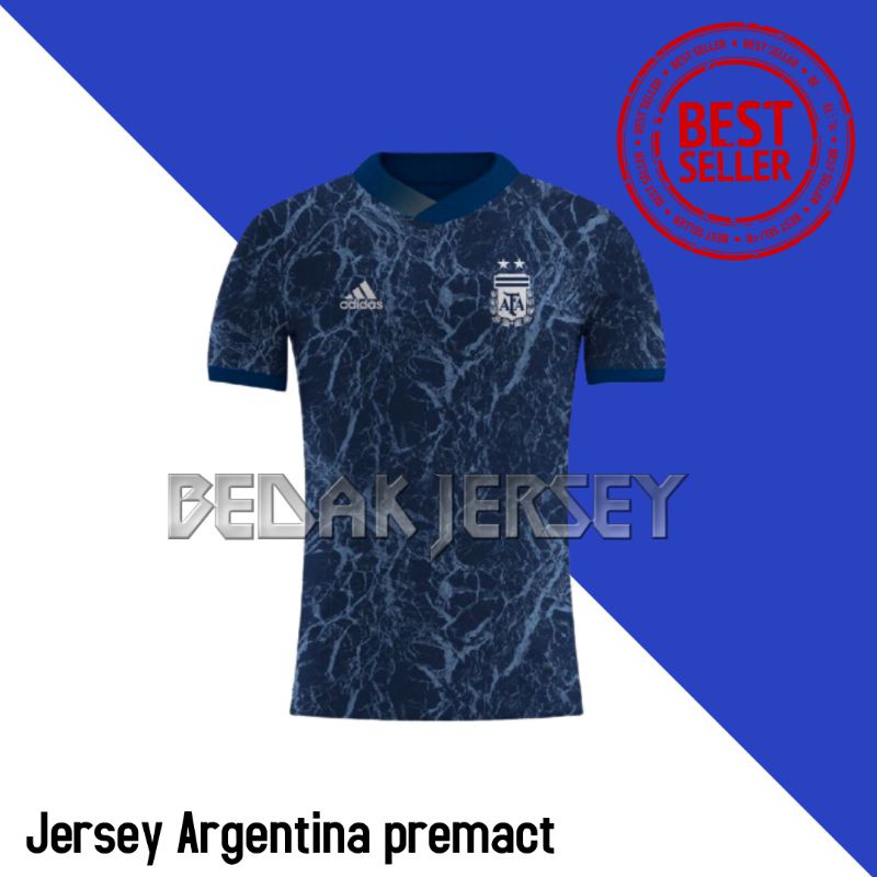 Jersey Argentina Premacth 2021 2022 Kaos Bola Baju Olahraga