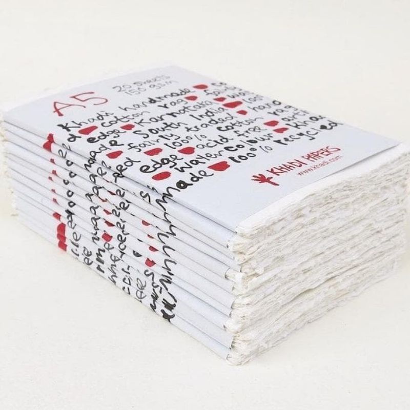 

Khadi Paper A5 (Watercolor paper) 100% Cotton Rag