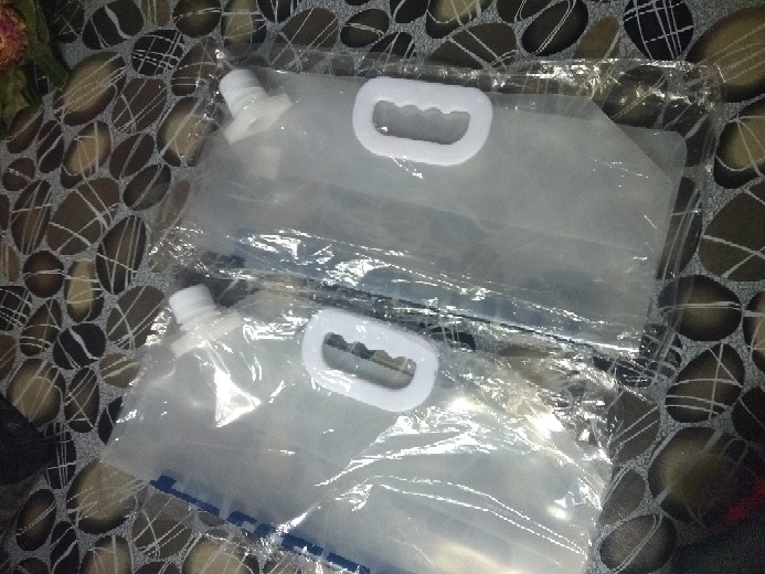 Tas Kantong Plastik Air Jerigen Lipat Water Tank Portabel 5 Liter 5l