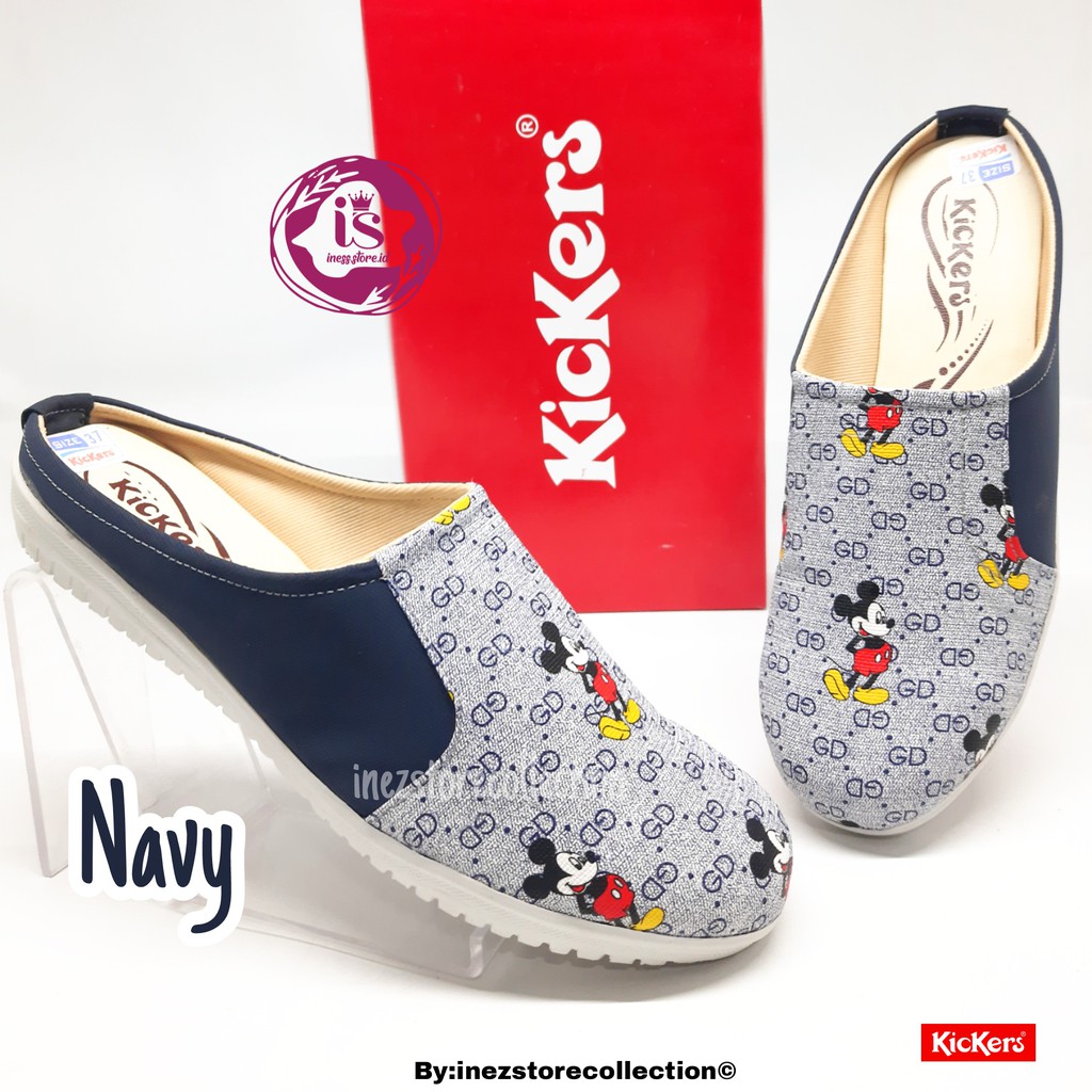 SENDAL WANITA SLOP TERBARU KICKERS KODE FL.MICKEY MURAH