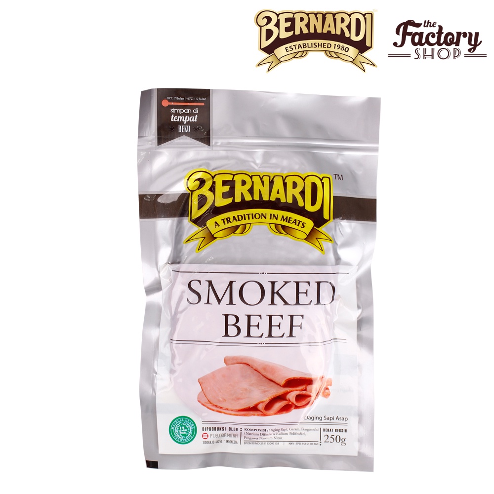 

Bernardi Smoked Beef 250g