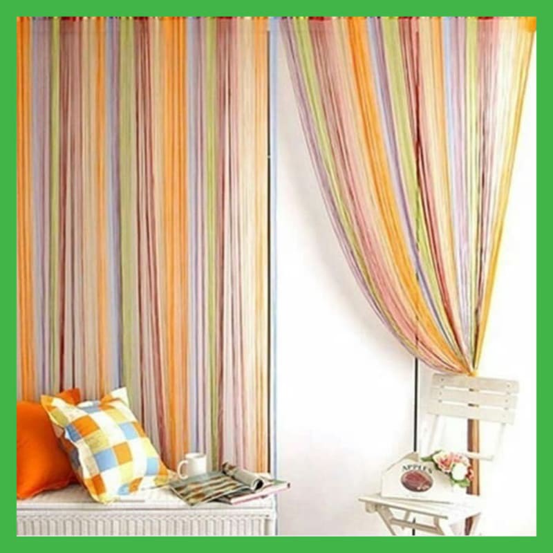 NEW TIRAI BENANG GLITTER GRADASI TERMURAH TIRAI BENANG GLITTER 100X200CM