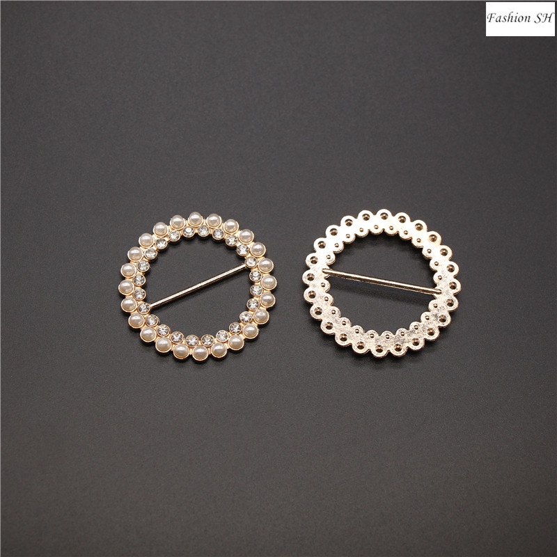 Bros Peniti Alloy Desain Simpel Hias Berlian Imitasi Untuk Wanita M40253