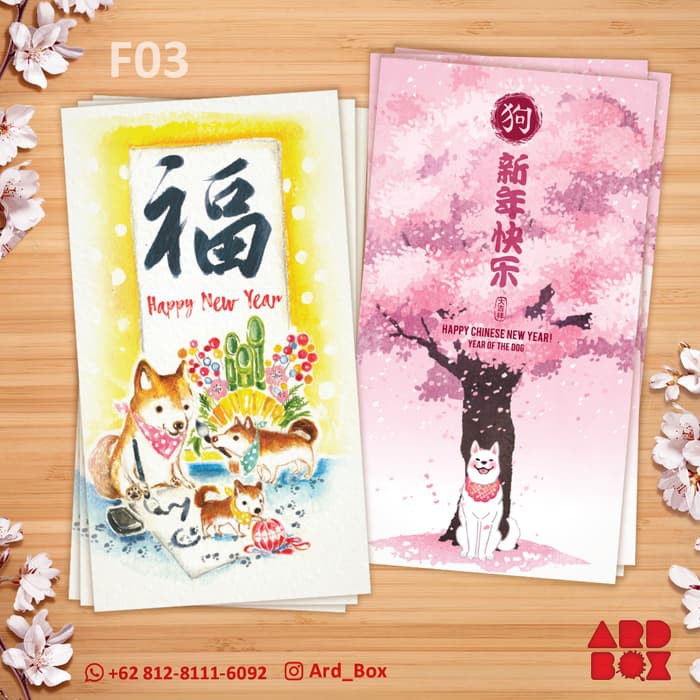 

Unik Angpao Imlek Costum Nama 2 desain Tahun 2018 Anjing Kuning Pink Diskon
