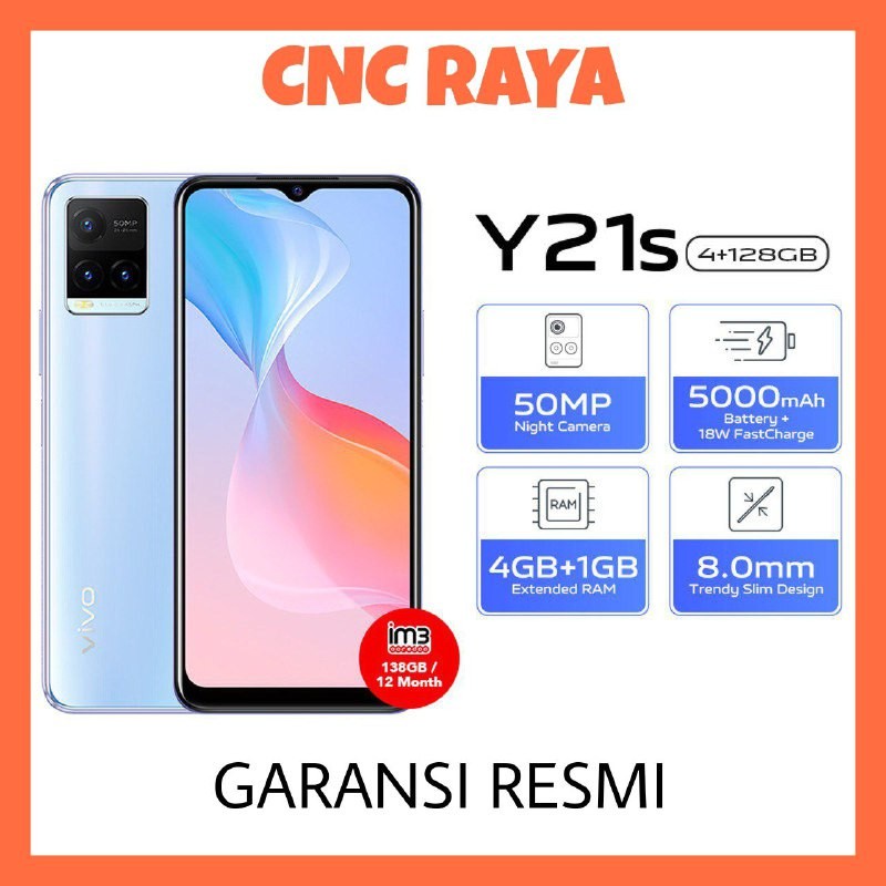 Vivo Y21s 5/128 - Garansi Resmi