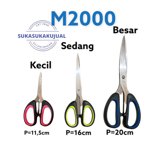 

Gunting stainless m2000/gunting dapur/gunting kertas