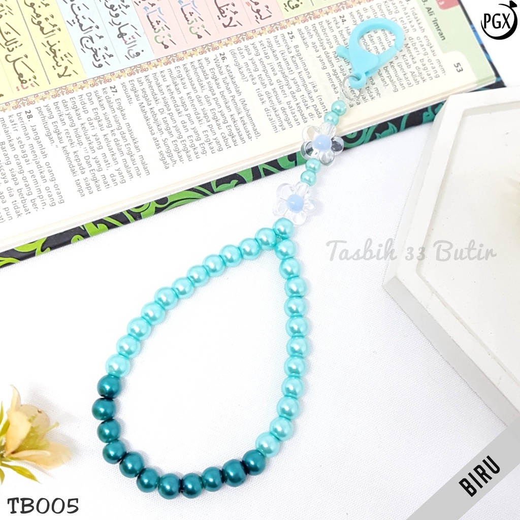 PGX Tasbih Gantungan Kunci 2in1 Isi 33 Butir Fashion Muslim TB005