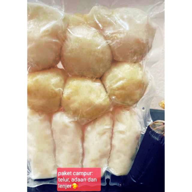 

Pempek campur asli ikan gabus Palembang