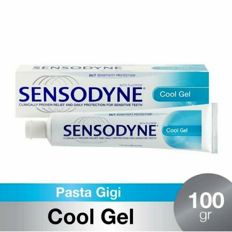 Sensodyne cool gel biru pasta gigi 100 gr