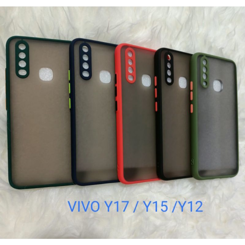 Vivo Y17 / Y15 / Y12 / Y12i Soft Case Dove kamera Matte Mychoice Transparan Slim FUZE Macaron