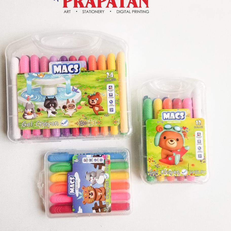 

Terbaru - Macs Gel Crayon 6/12/24 Warna Krayon Gel
