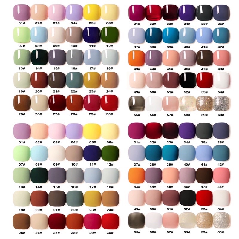 AS NAIL GEL  POLISH 60 warna Harga 1pcs Nail Gel Polish
