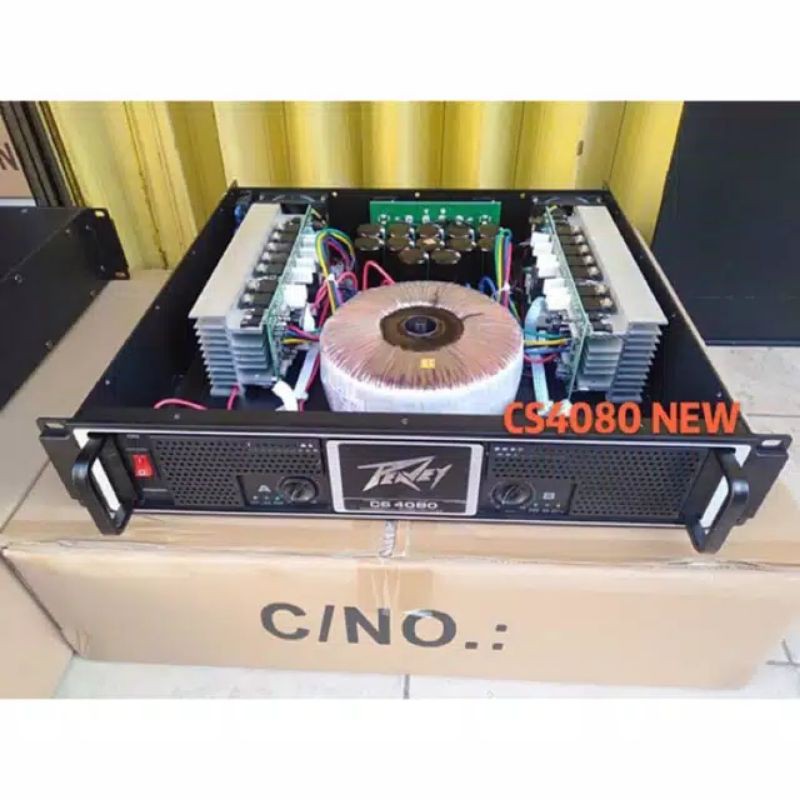 Power amplifier Peavey CS4080 power amplifier Peavey bridge 4080