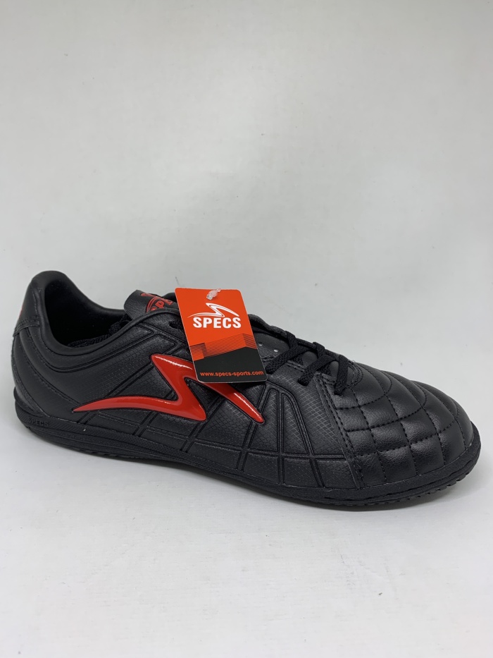 Sepatu futsal specs original Barricada Kaze black red new
