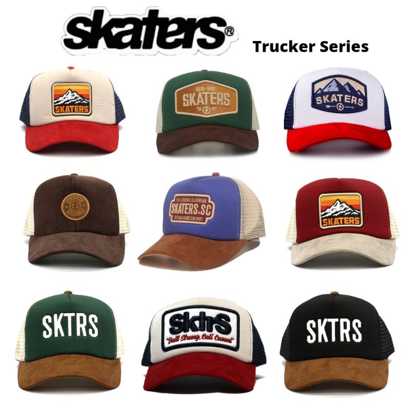 Topi Skaters Truckers Topi Jaring