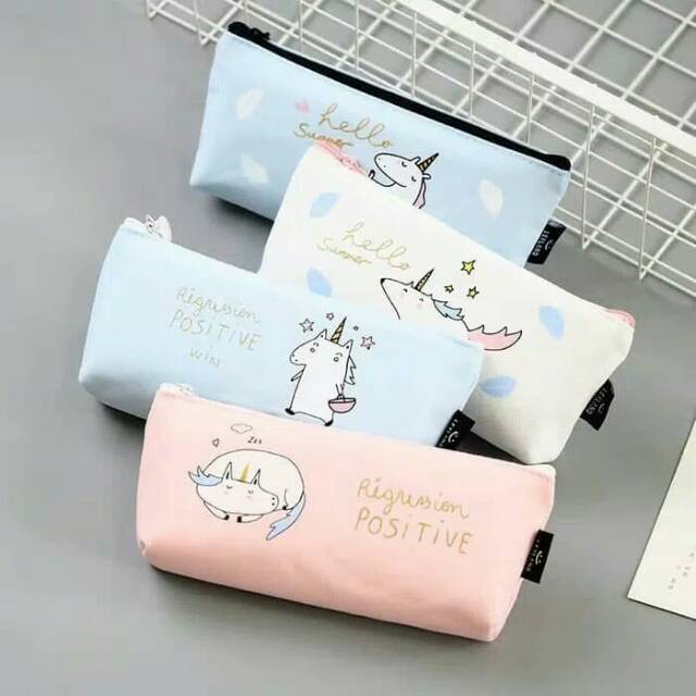 

Tempat Pensil Kanvas Unicorn Hello Summer