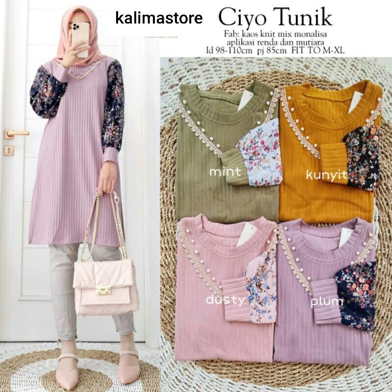 tunik import viral /tunik terbaru /tunik kekinian/atasan wanita terbaru/atasan viral 2022