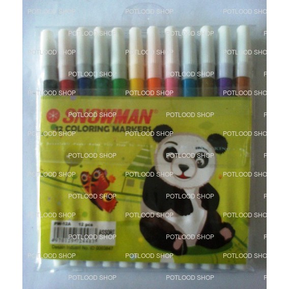 

Spidol Snowman 12 Warna - Kecil
