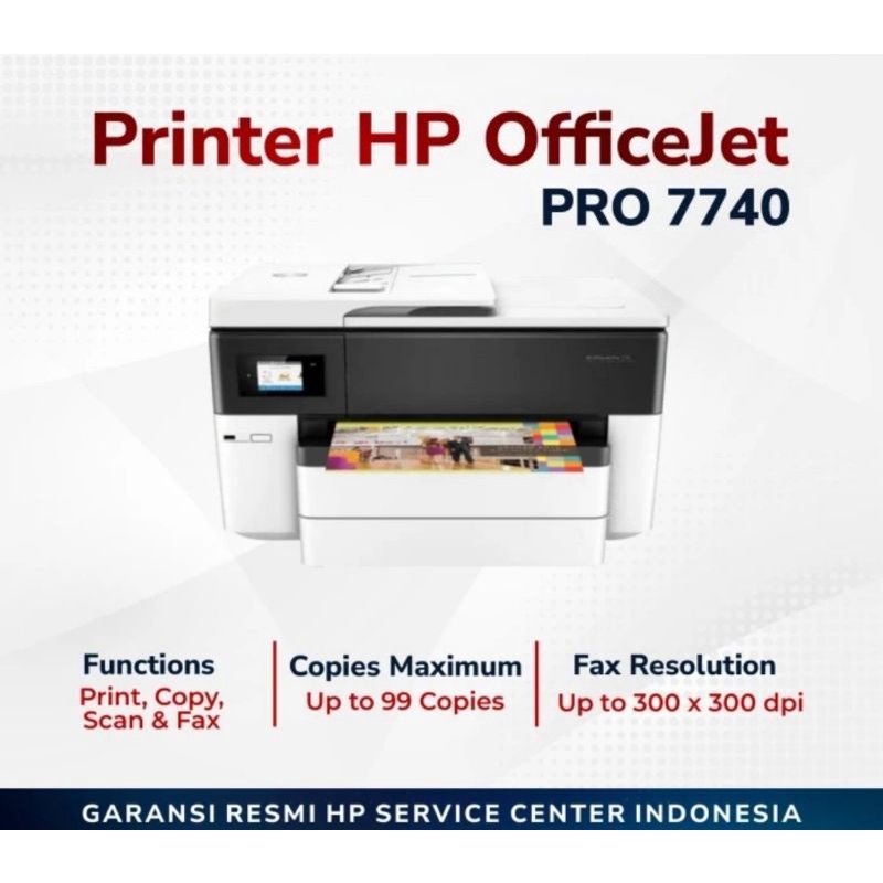 Printer HP OfficeJet Pro 7740 HP 7740 Wide Format AIO