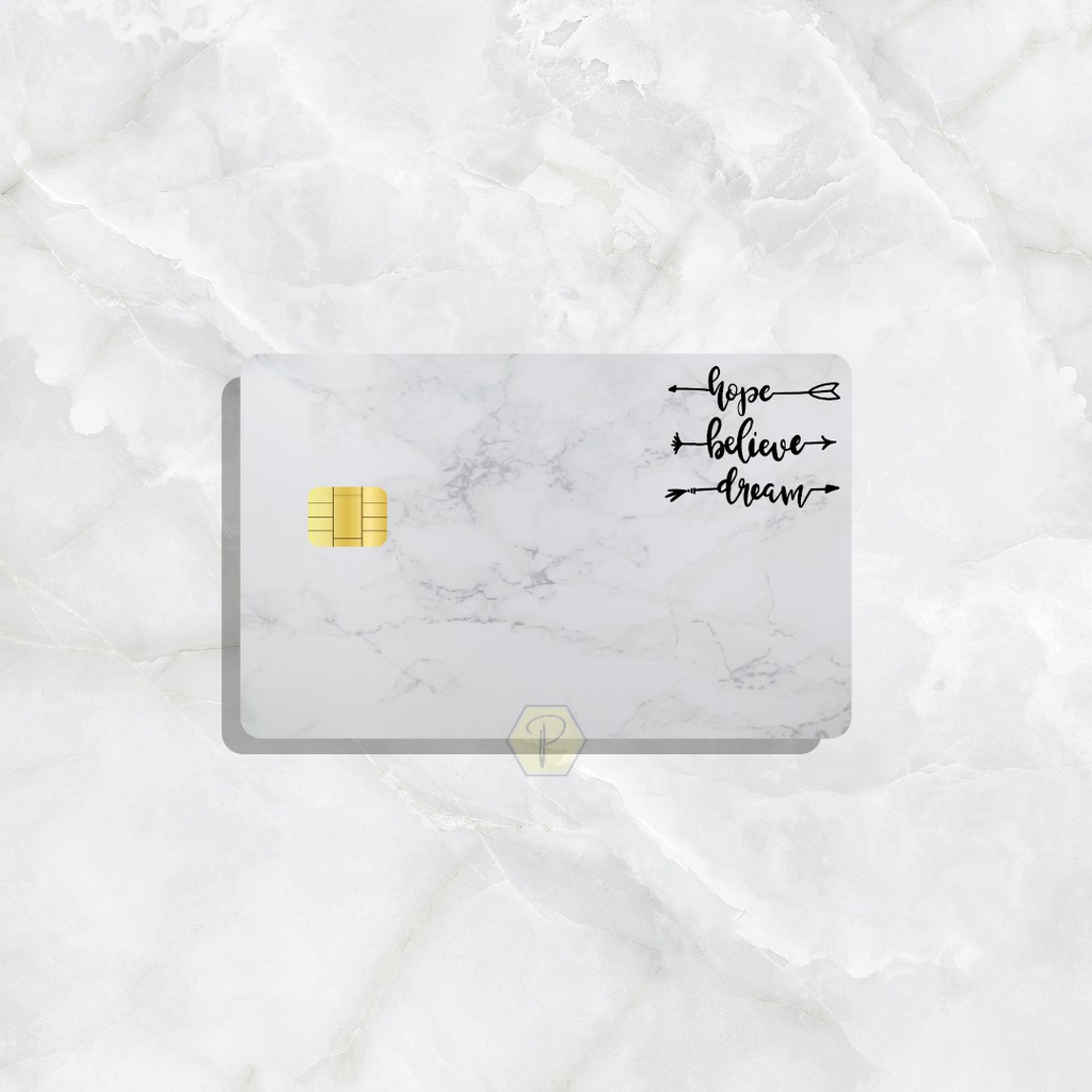 SEASON 1 MARBLE 1 - Card Cover Skin Sticker – PLIATA Stiker Kartu ATM, E-Money, E-Toll