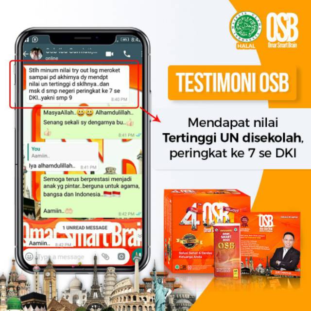 OSB Vitamin Otak Anak Nutrisi Otak Anak Dewasa Meningkatkan Daya Ingat Nafsu Makan Murah Original Vitamin Anak