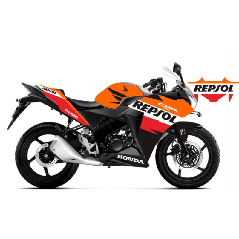 Decal Striping Honda Cbr Cbu Repsol